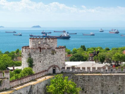 View of Sea of Marmara from Yedikule Fortress