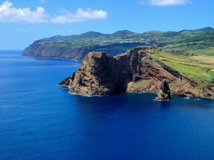 A cape in the Sao Jorge island